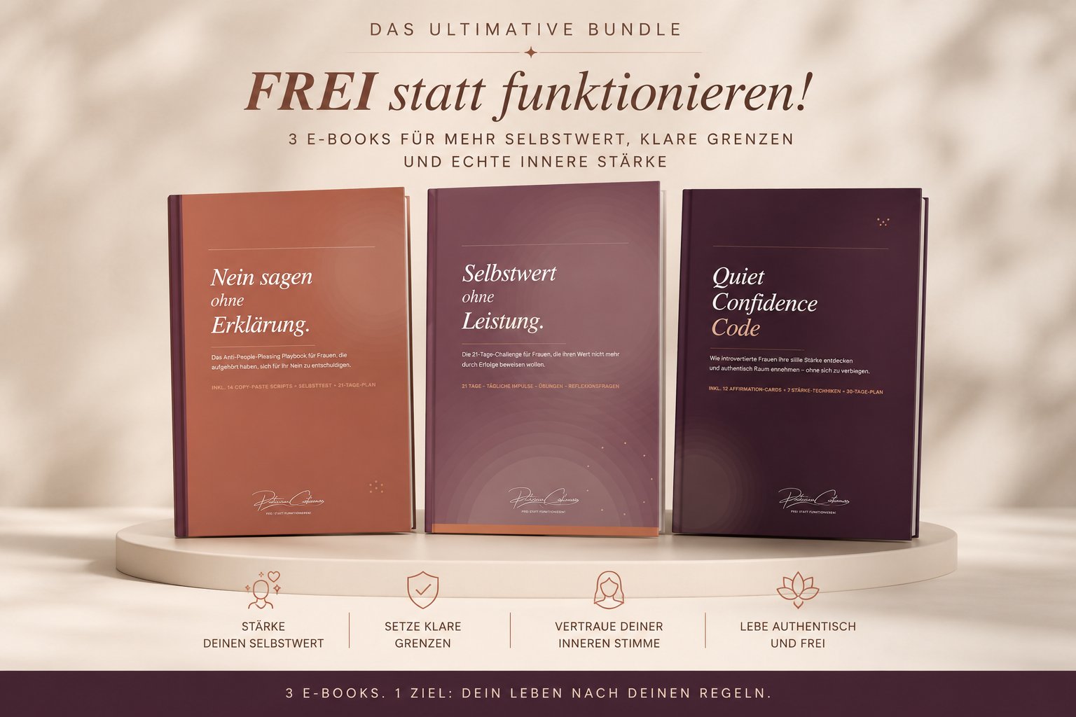 Selbstwert Master Bundle – Alle drei E-Books